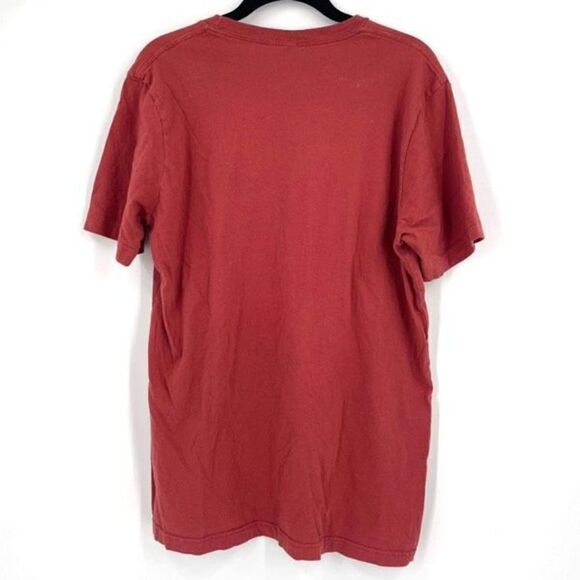 Bella Canvas Fall for Jesus He Never Leaves Graphic‎ shirt Large Red religious - Picture 2 of 6